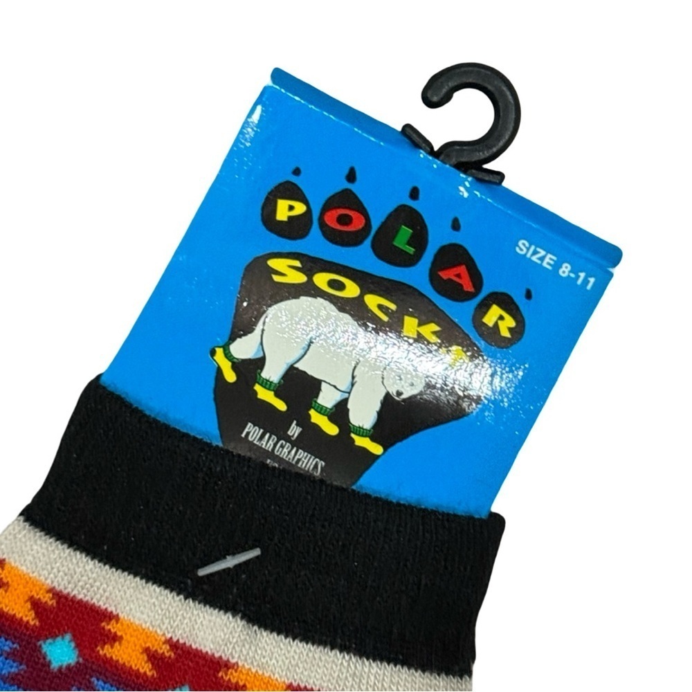 Polar Socks by Polar Graphics Southwest Blanket Design Sock Size 8-11 - Picture 3 of 5
